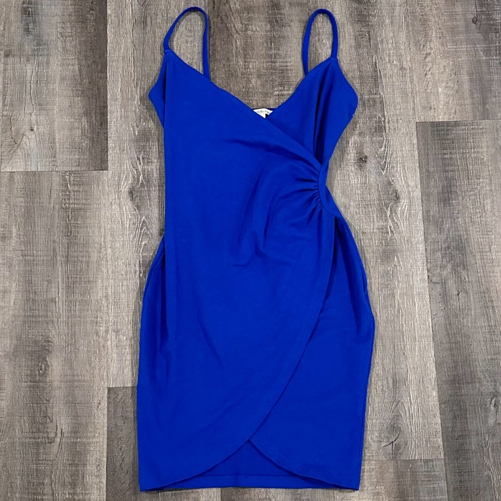 New Women’s Size Small Royal Blue Cocktail Mini Dress